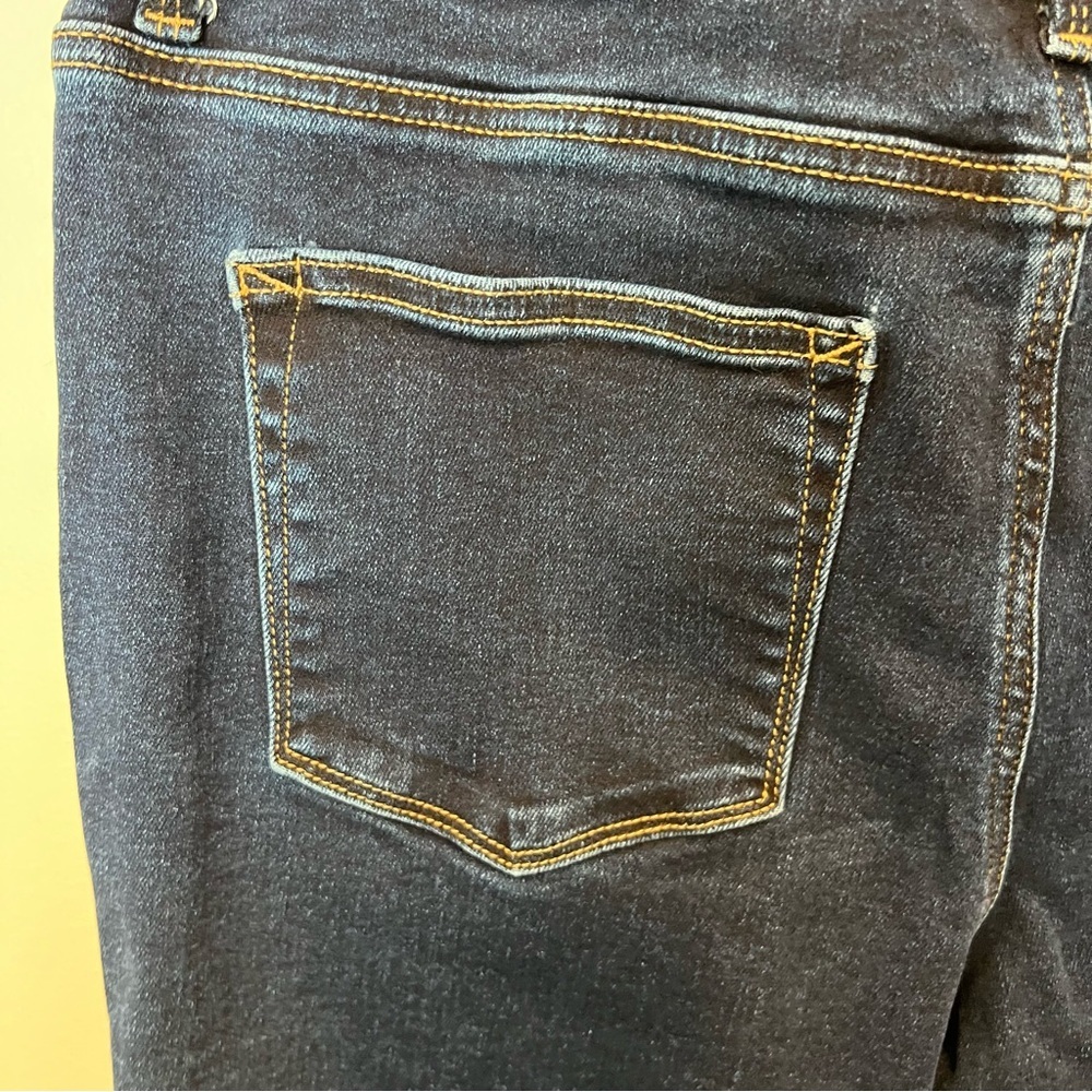 Maurice’s M jeans 4 way stretch dark denim button fly straight pockets XL plus - Picture 8 of 12